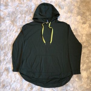 Green hoodie